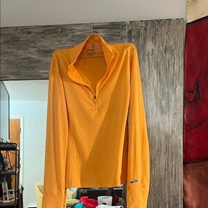 Brooks Vibrant Orange Long Sleeve Top